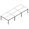 Desk - bench 6-osobowy - PR-A6-203-0 P-Round