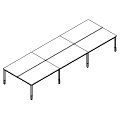 Desk - bench 6-osobowy - PR-B6-204-1 P-Round