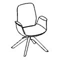 Revolving chair ElliePro ElliePro 20HW Armchair