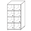 Box cabinets  LC-8 Balwoo