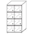 Box cabinets  LC-8Z Nomo