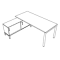 Desk  I LEG SBD W1800 D800 CS5040
