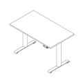 Desk with electrical height adjustment  SKYL1-700 Sky lite