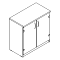 Storage  - drzwi szklane - SZ2130-1 R P-Round
