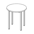 Conference table  ST01K P-Round