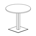 Conference table  ST01P P-Round