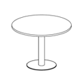 Conference table  ST020 P-Round