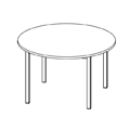 Conference table  ST03K P-Round
