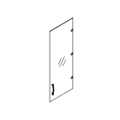 Addictional element for storage Drzwi szklane AS31 Gloss