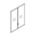 Addictional element for storage Drzwi szklane AS300 Standard