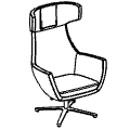 Krzesło obrotowe  UM 4V3 Fotele