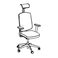 Krzesło obrotowe  SAVA Standard