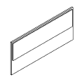 Partition wall - tapicerowany jednostronnie -  DPJ 01 Duo-T