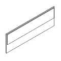 Partition wall - tapicerowany jednostronnie - DPJ 03 Duo-T