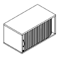 Storage - nadstawka na kontener jednostronna - K1Z1 Duo-L