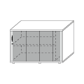 Storage Front żaluzjowy - szafa z półką metalową - PROFI PREMIUM RSP-7 Smile