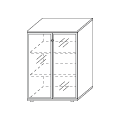 Storage Szklany front  szkło mleczne  - PROFI PREMIUM RMP-6 Nomo