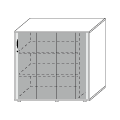 Storage  - żaluzjowa - żaluzje srebro lub biel - PROFI PREMIUM RMP-9 Classic tables
