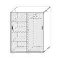 Storage  - ubraniowa - PROFI RL-9 Classic tables
