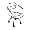 Krzesło obrotowe  UFP7K Ovo