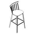 Krzesło dostawne H-9850 Antilla Hoker - Taboret kawiarniany H-9850 Antilla Hoker Krzesła kawiarniane