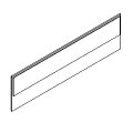 Partition wall - tapicerowany jednostronnie - DPJ 05 Duo-T