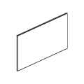 Addictional element for storage - panel tapicerowany naklejany na tył szafki - PTS 01 Duo-X