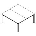 Desk - bench - PR-A2-204-0 P-Round