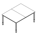 Desk - bench - PR-A2-202-1 P-Round