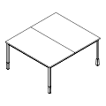 Desk - bench - PR-A2-203-1 P-Round