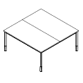 Desk - bench - PR-A2-204-1 P-Round