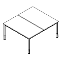 Desk - bench - PR-C2-203-1 P-Round